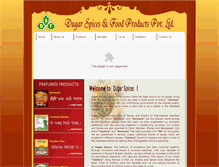 Tablet Screenshot of dugarspices.com